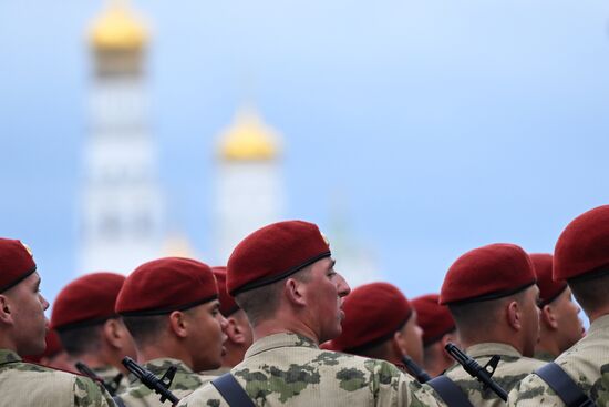 Russia WWII Victory Parade Rehearsal