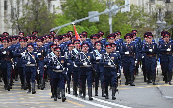 Russia WWII Victory Parade Rehearsal