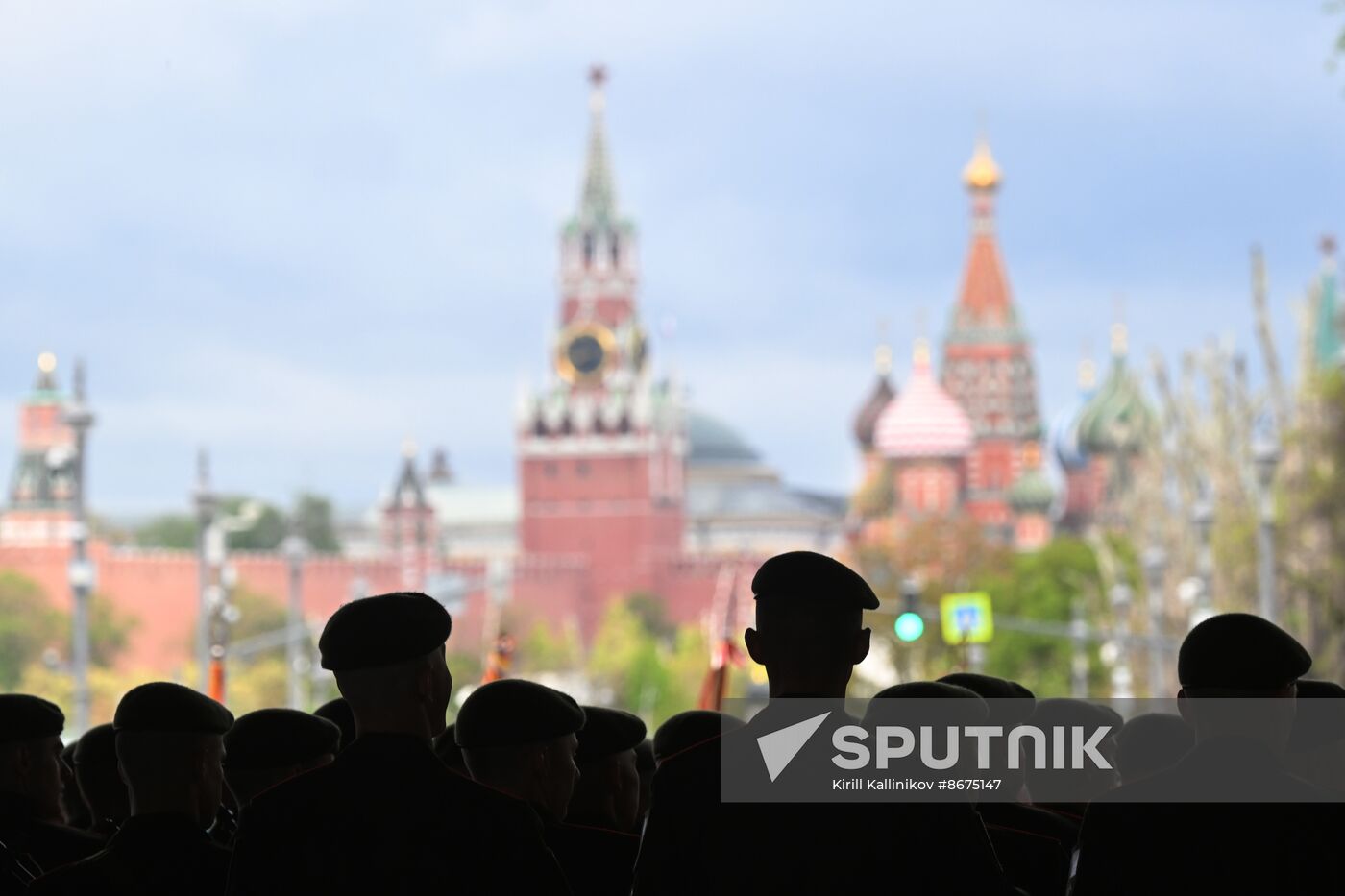 Russia WWII Victory Parade Rehearsal