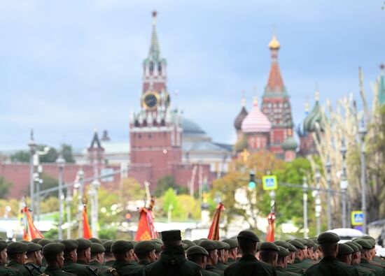 Russia WWII Victory Parade Rehearsal