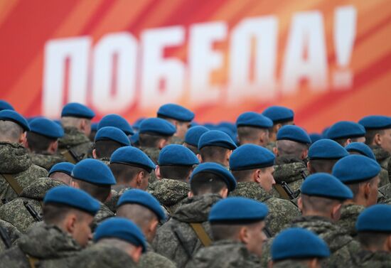 Russia WWII Victory Parade Rehearsal