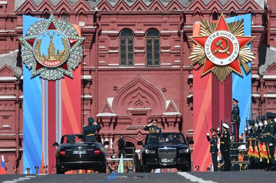 Russia WWII Victory Parade Rehearsal