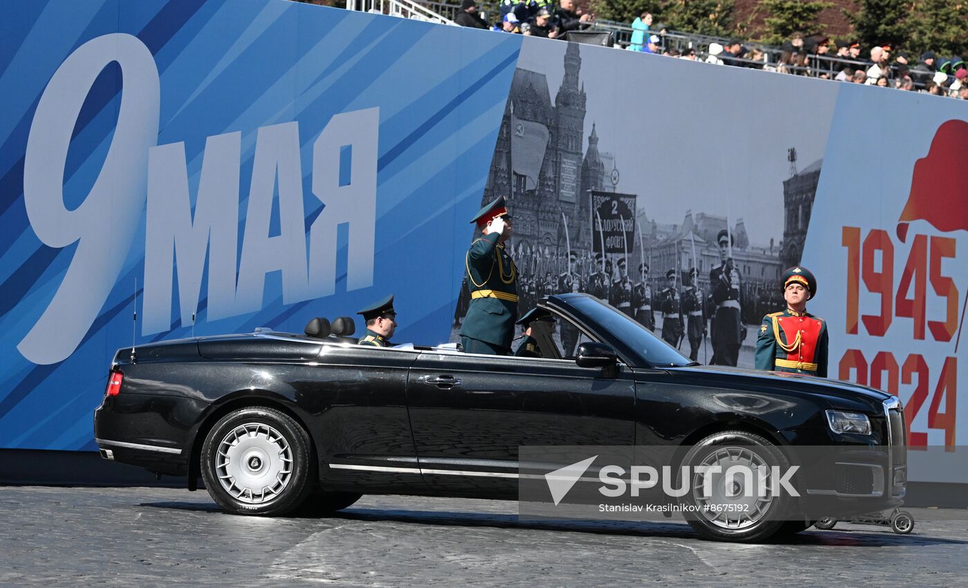 Russia WWII Victory Parade Rehearsal