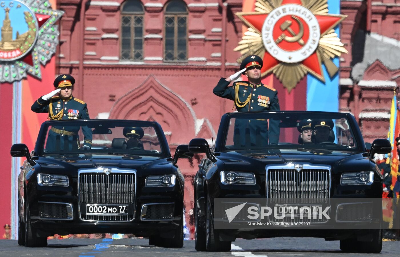 Russia WWII Victory Parade Rehearsal