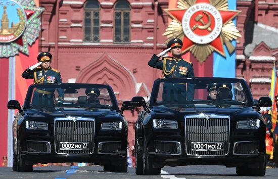 Russia WWII Victory Parade Rehearsal