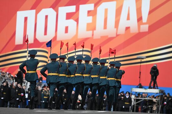 Russia WWII Victory Parade Rehearsal