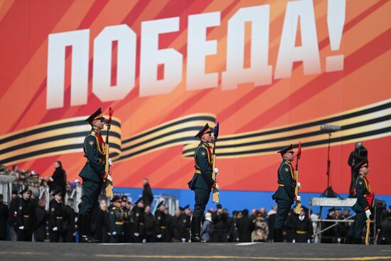 Russia WWII Victory Parade Rehearsal