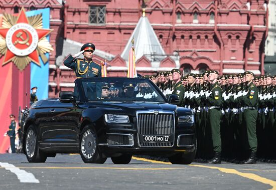 Russia WWII Victory Parade Rehearsal