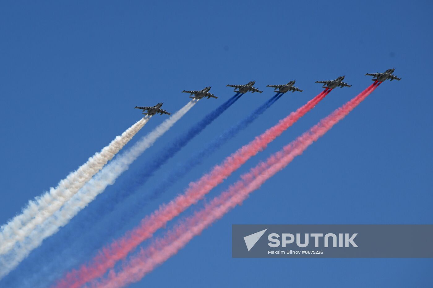 Russia WWII Victory Parade Rehearsal