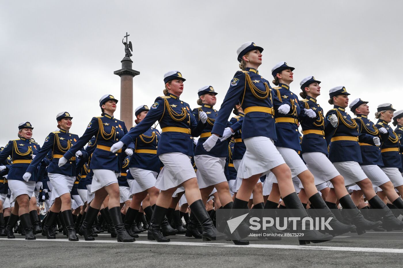 Russia Regions WWII Victory Parade Rehearsal