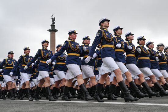 Russia Regions WWII Victory Parade Rehearsal