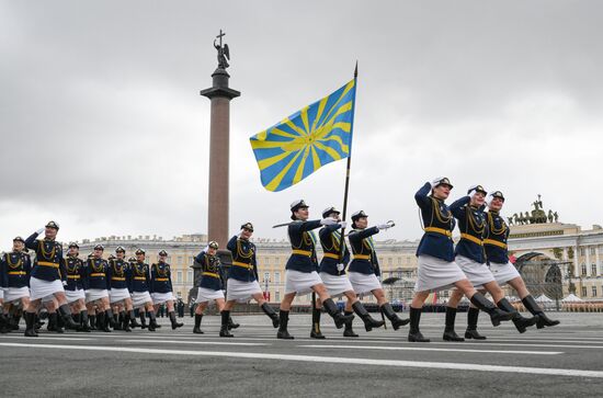 Russia Regions WWII Victory Parade Rehearsal