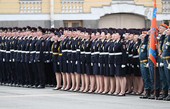 Russia Regions WWII Victory Parade Rehearsal