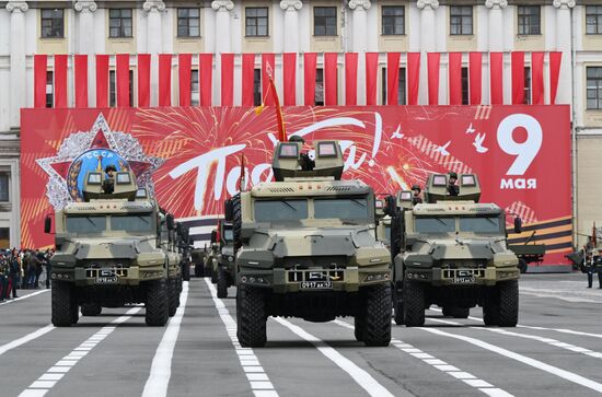 Russia Regions WWII Victory Parade Rehearsal