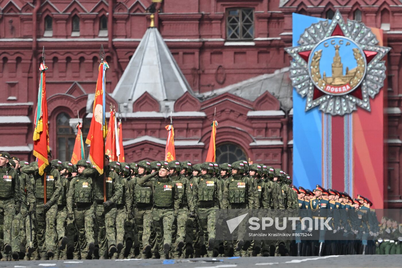 Russia WWII Victory Parade Rehearsal