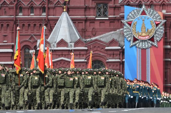 Russia WWII Victory Parade Rehearsal