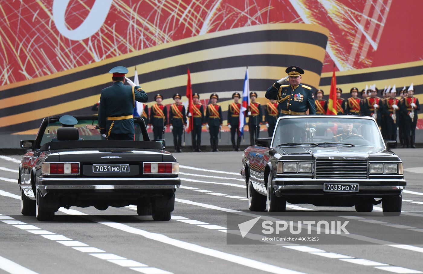 Russia Regions WWII Victory Parade Rehearsal