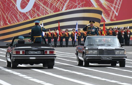 Russia Regions WWII Victory Parade Rehearsal