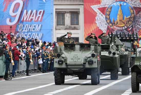 Russia Regions WWII Victory Parade Rehearsal
