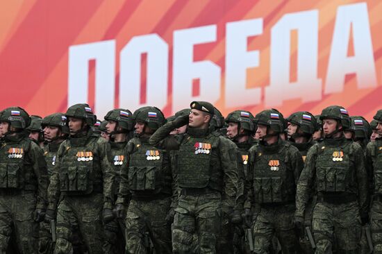 Russia WWII Victory Parade Rehearsal