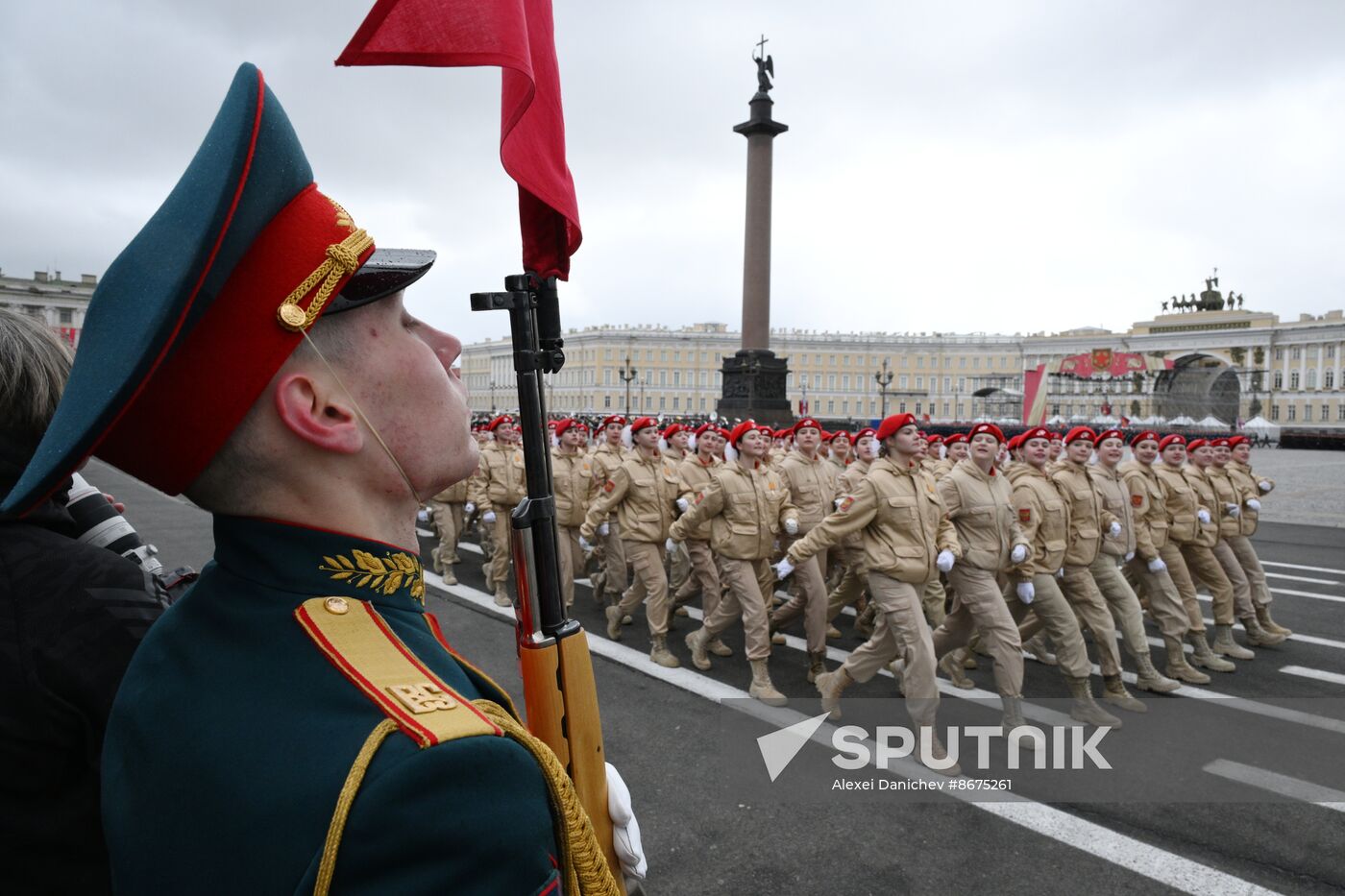 Russia Regions WWII Victory Parade Rehearsal
