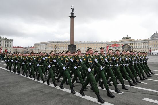 Russia Regions WWII Victory Parade Rehearsal