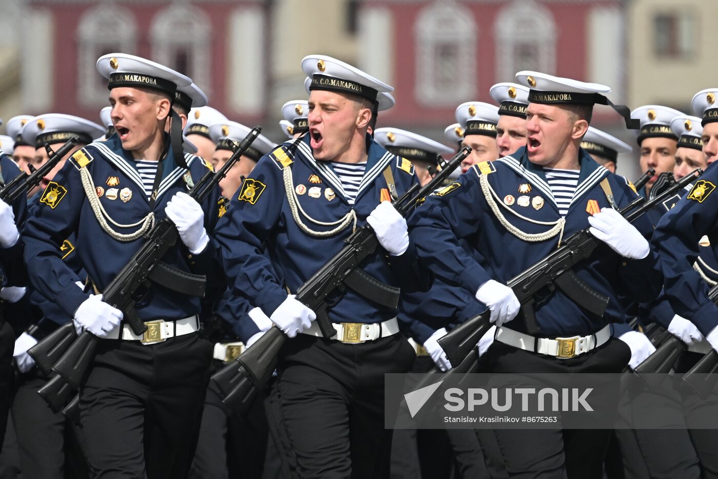 Russia WWII Victory Parade Rehearsal