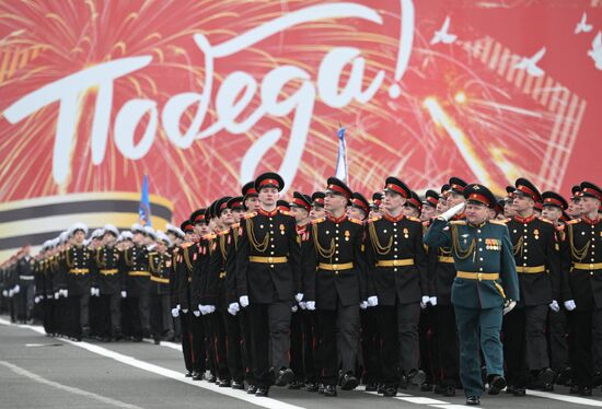 Russia Regions WWII Victory Parade Rehearsal