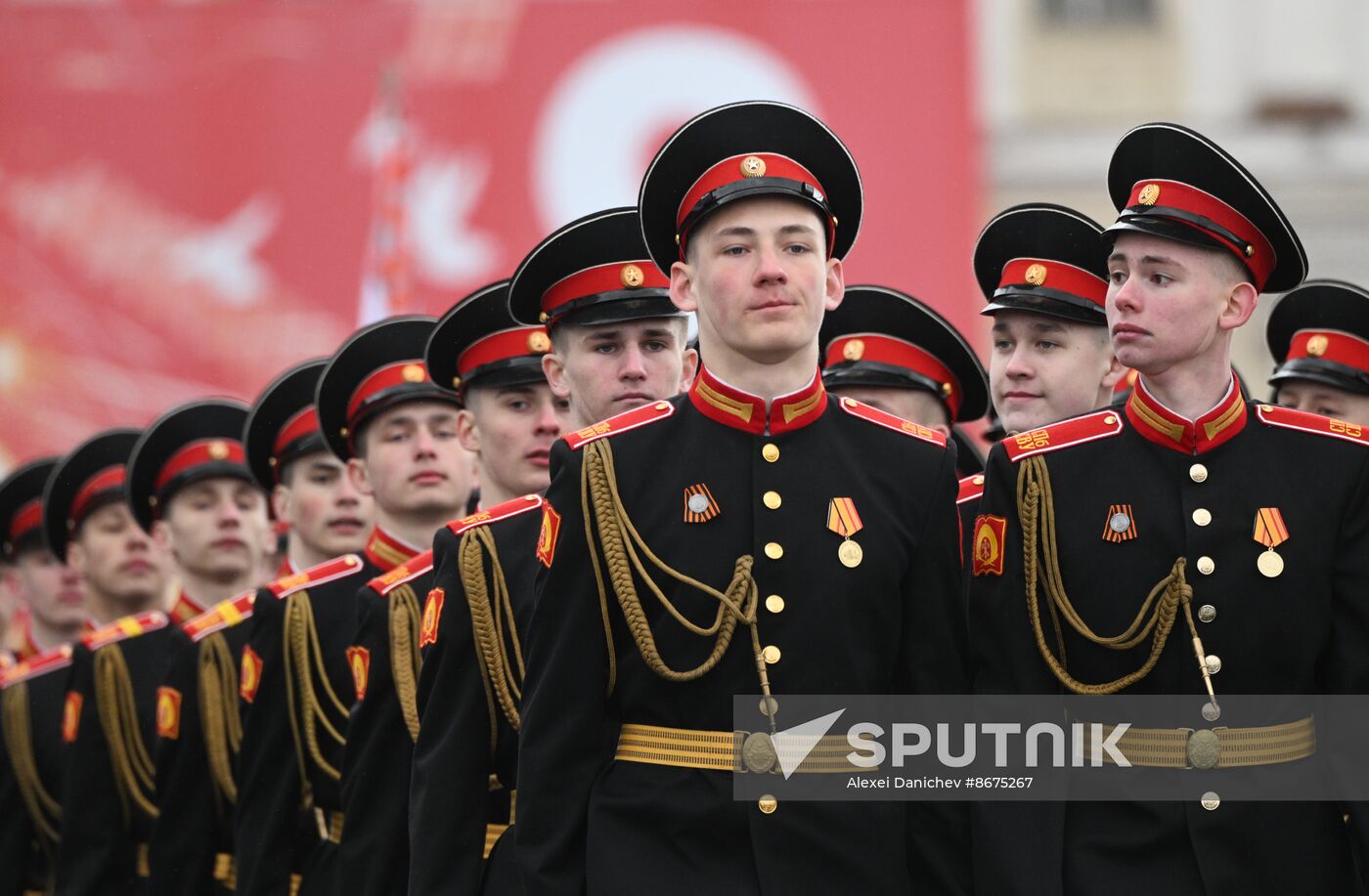 Russia Regions WWII Victory Parade Rehearsal