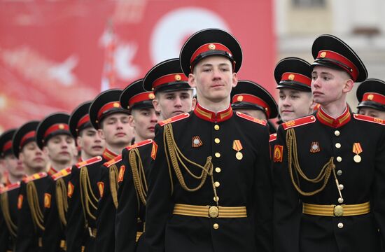 Russia Regions WWII Victory Parade Rehearsal