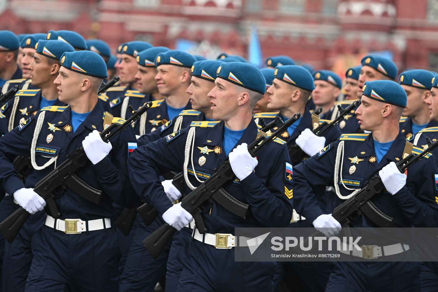 Russia WWII Victory Parade Rehearsal