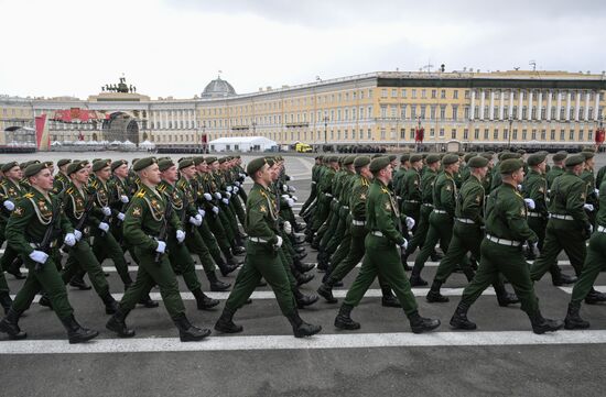 Russia Regions WWII Victory Parade Rehearsal