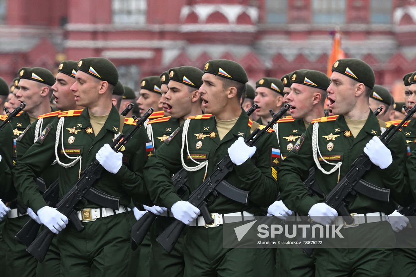 Russia WWII Victory Parade Rehearsal