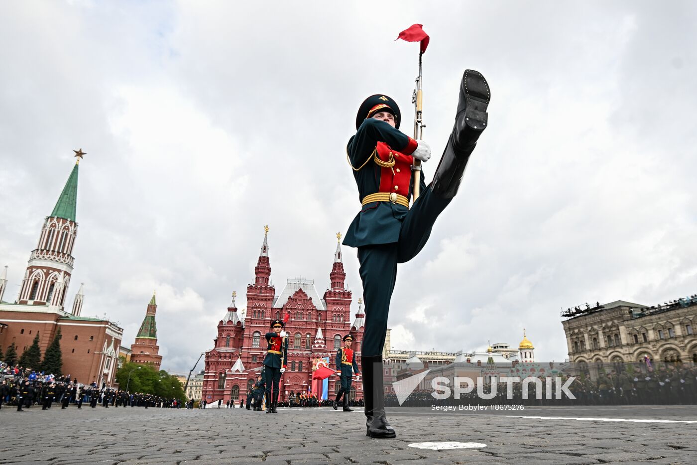 Russia WWII Victory Parade Rehearsal