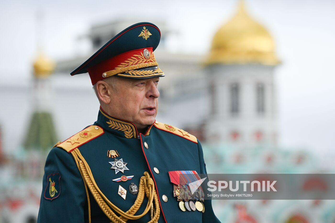 Russia WWII Victory Parade Rehearsal