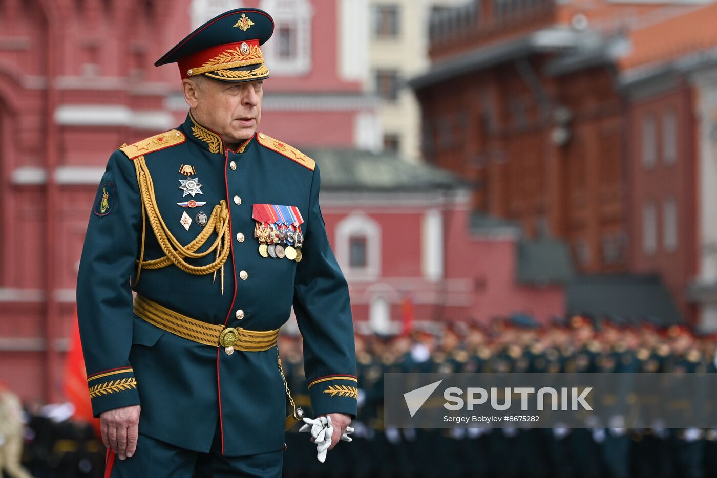 Russia WWII Victory Parade Rehearsal