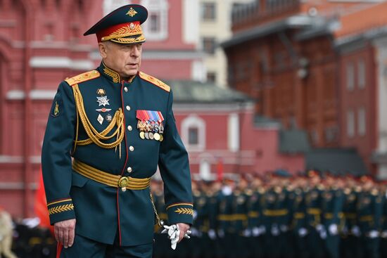 Russia WWII Victory Parade Rehearsal