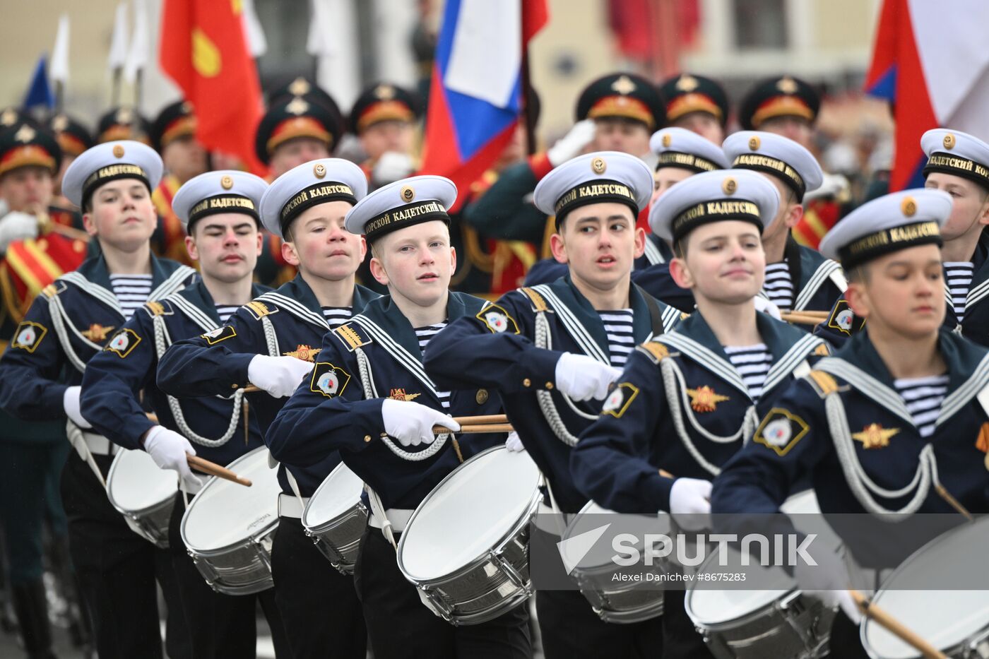 Russia Regions WWII Victory Parade Rehearsal