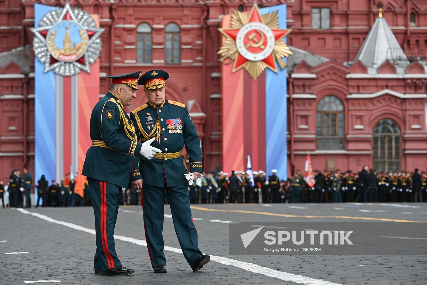 Russia WWII Victory Parade Rehearsal