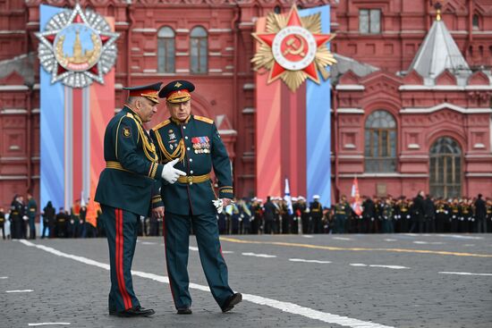 Russia WWII Victory Parade Rehearsal