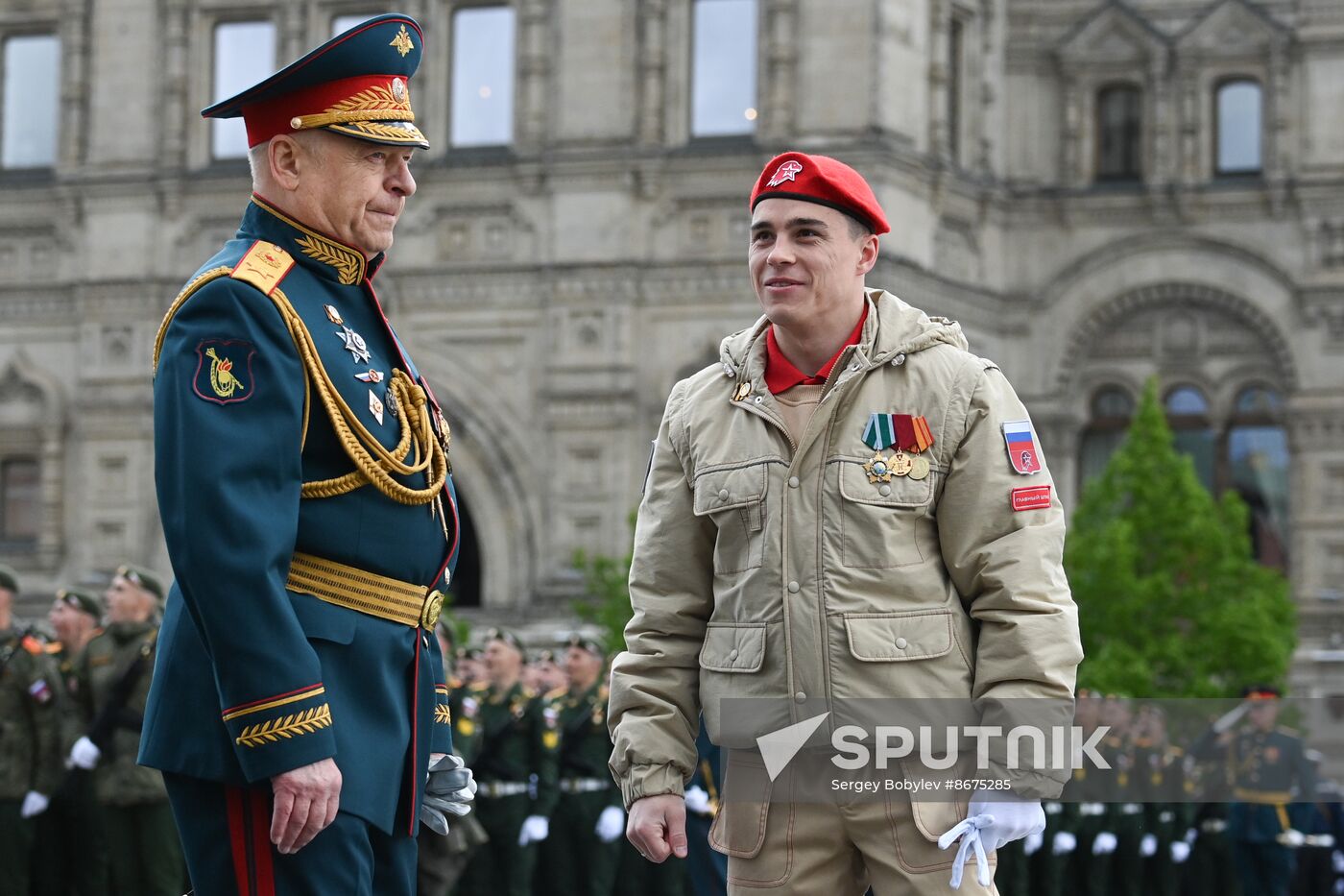 Russia WWII Victory Parade Rehearsal