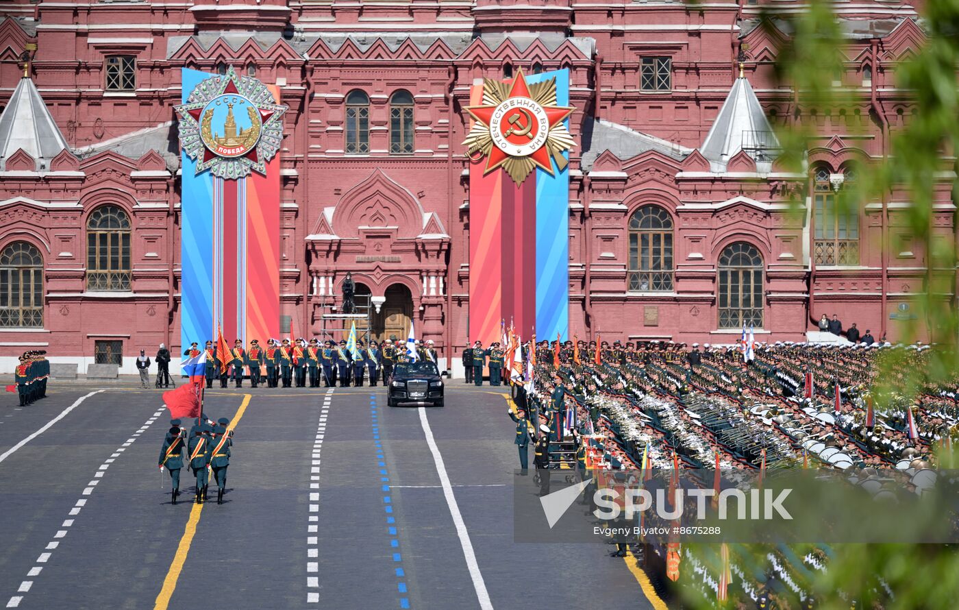 Russia WWII Victory Parade Rehearsal