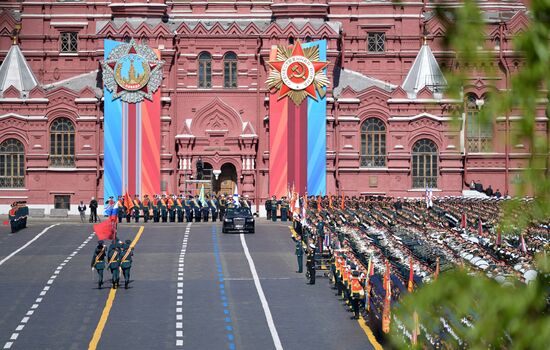 Russia WWII Victory Parade Rehearsal