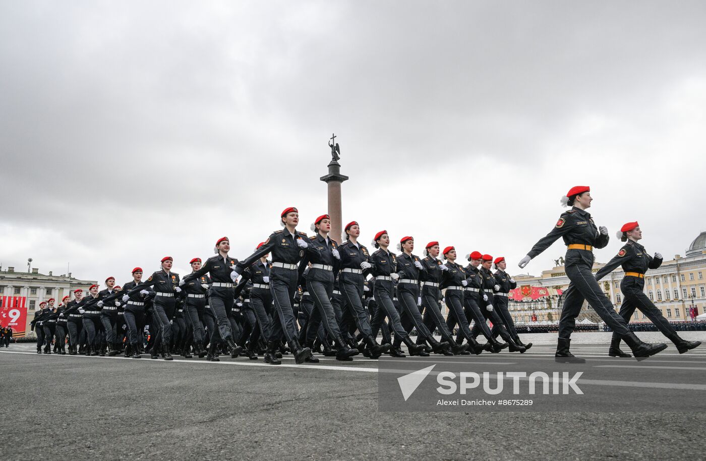 Russia Regions WWII Victory Parade Rehearsal