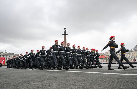 Russia Regions WWII Victory Parade Rehearsal