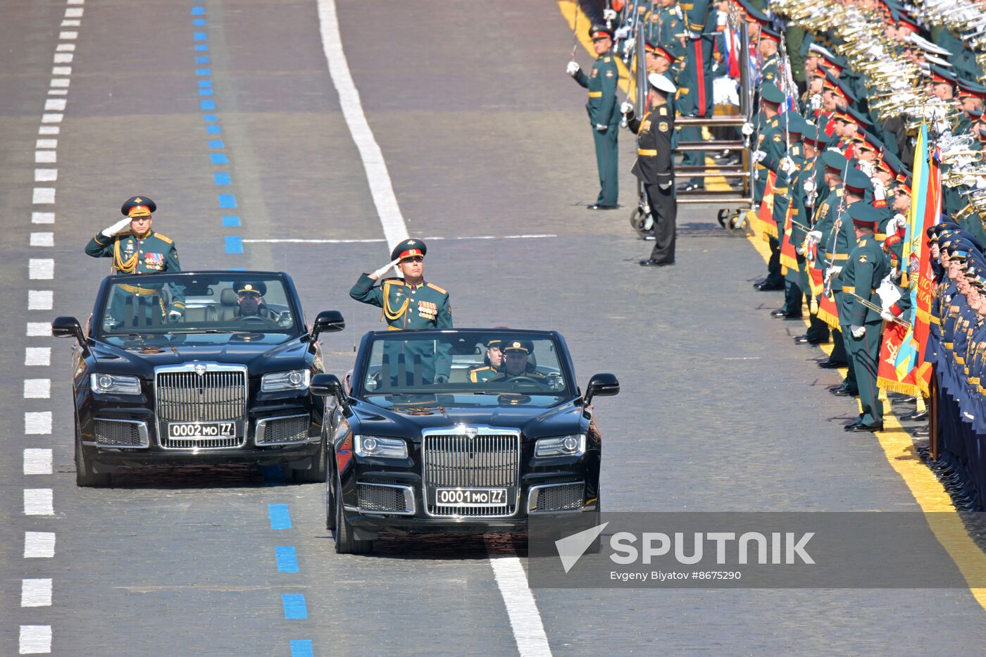 Russia WWII Victory Parade Rehearsal