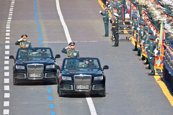 Russia WWII Victory Parade Rehearsal