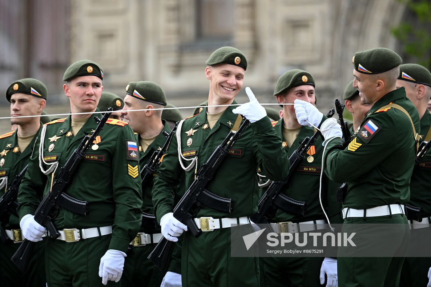 Russia WWII Victory Parade Rehearsal