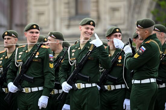 Russia WWII Victory Parade Rehearsal