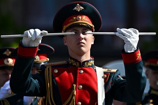 Russia WWII Victory Parade Rehearsal